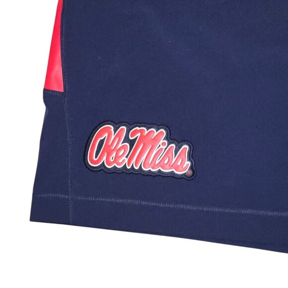 Nike Ole Miss Rebels Red & Blue Drawstring 11" Inseam Basketball Shorts Size XL - Picture 6 of 11